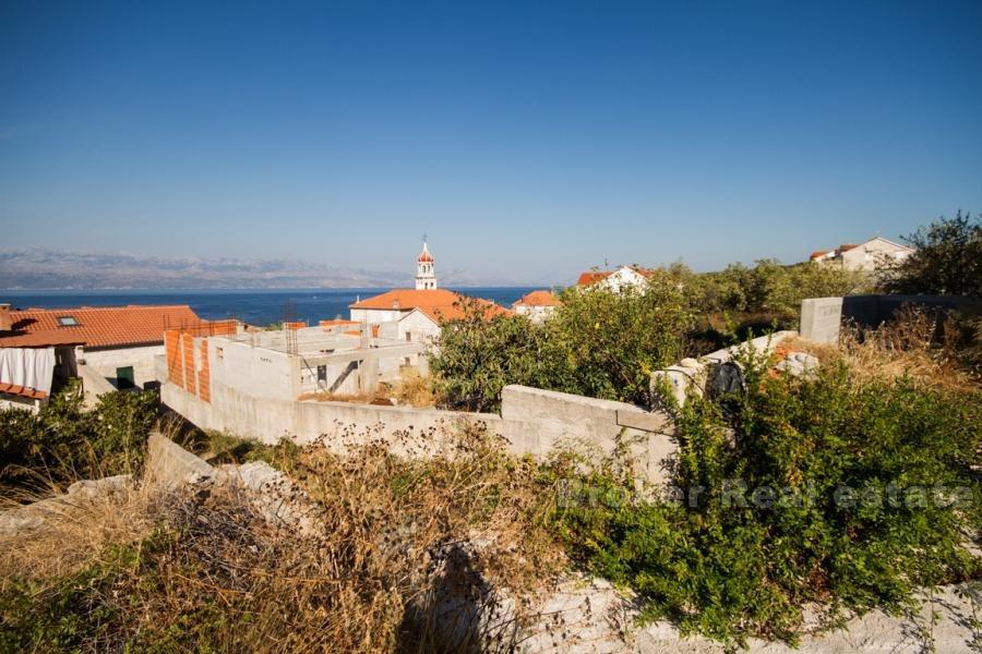 Hus / Villa, Hus under bygging, med utsikt over havet, for salg