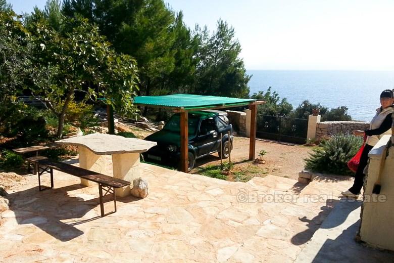Maison / Villa première rangée de la mer avec piscine