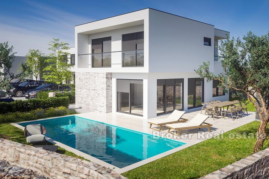 Modern apartments in new construction