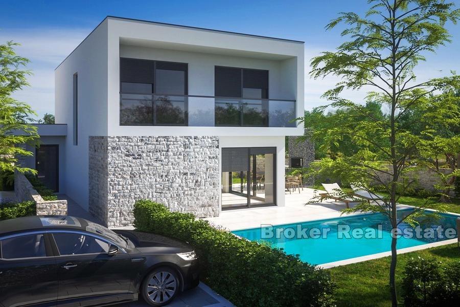 Modern apartments in new construction
