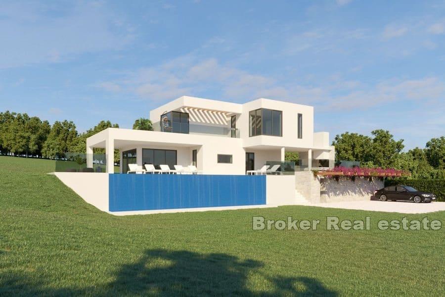 Moderní vila s bazénem na samotě