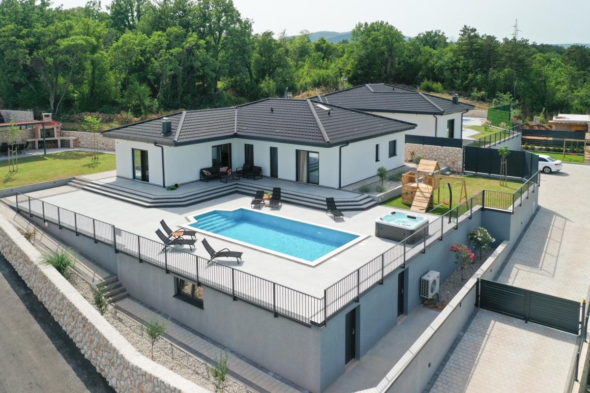 Villa moderna con una splendida vista