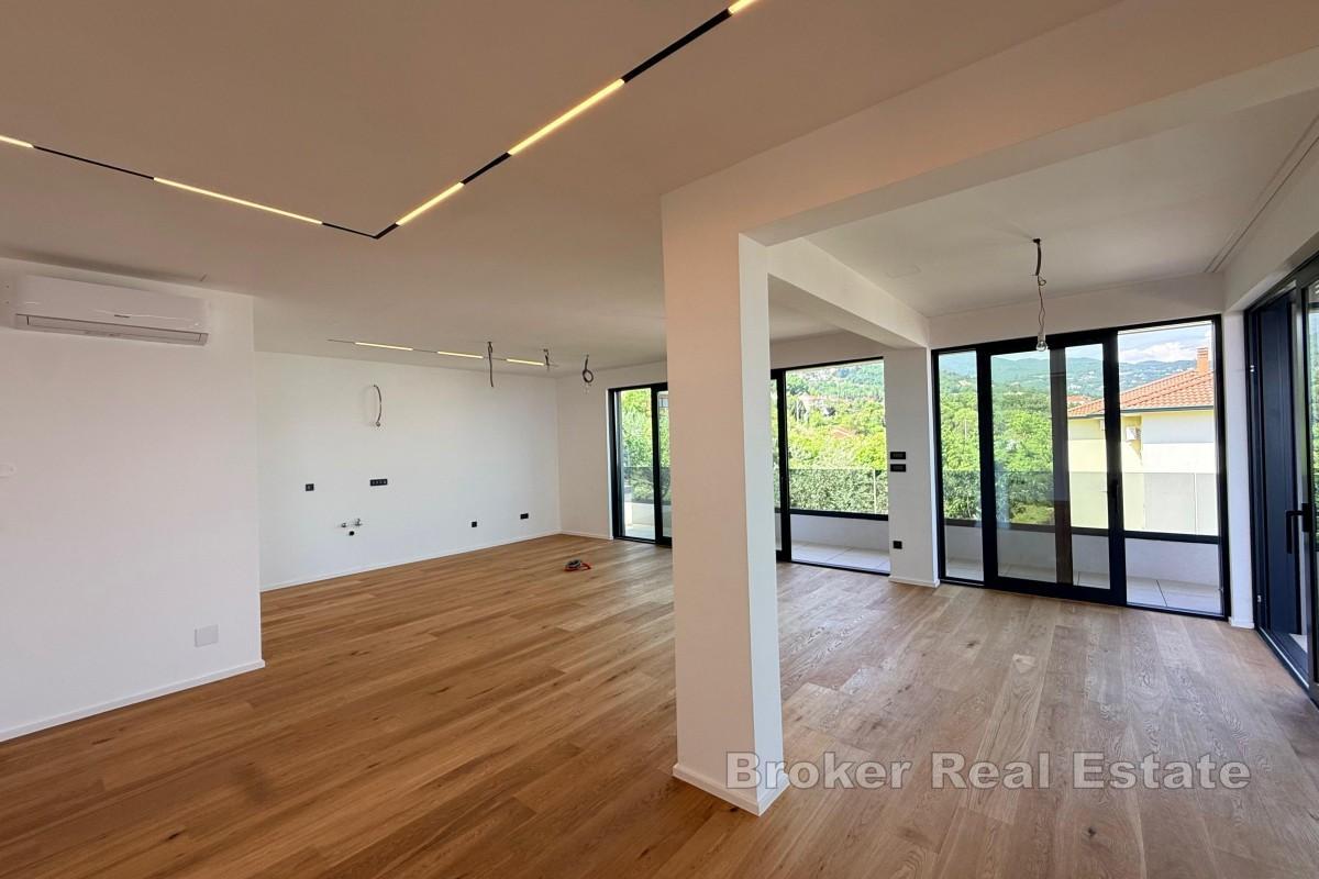 Penthouse s panoramatickým výhledem na Kvarner