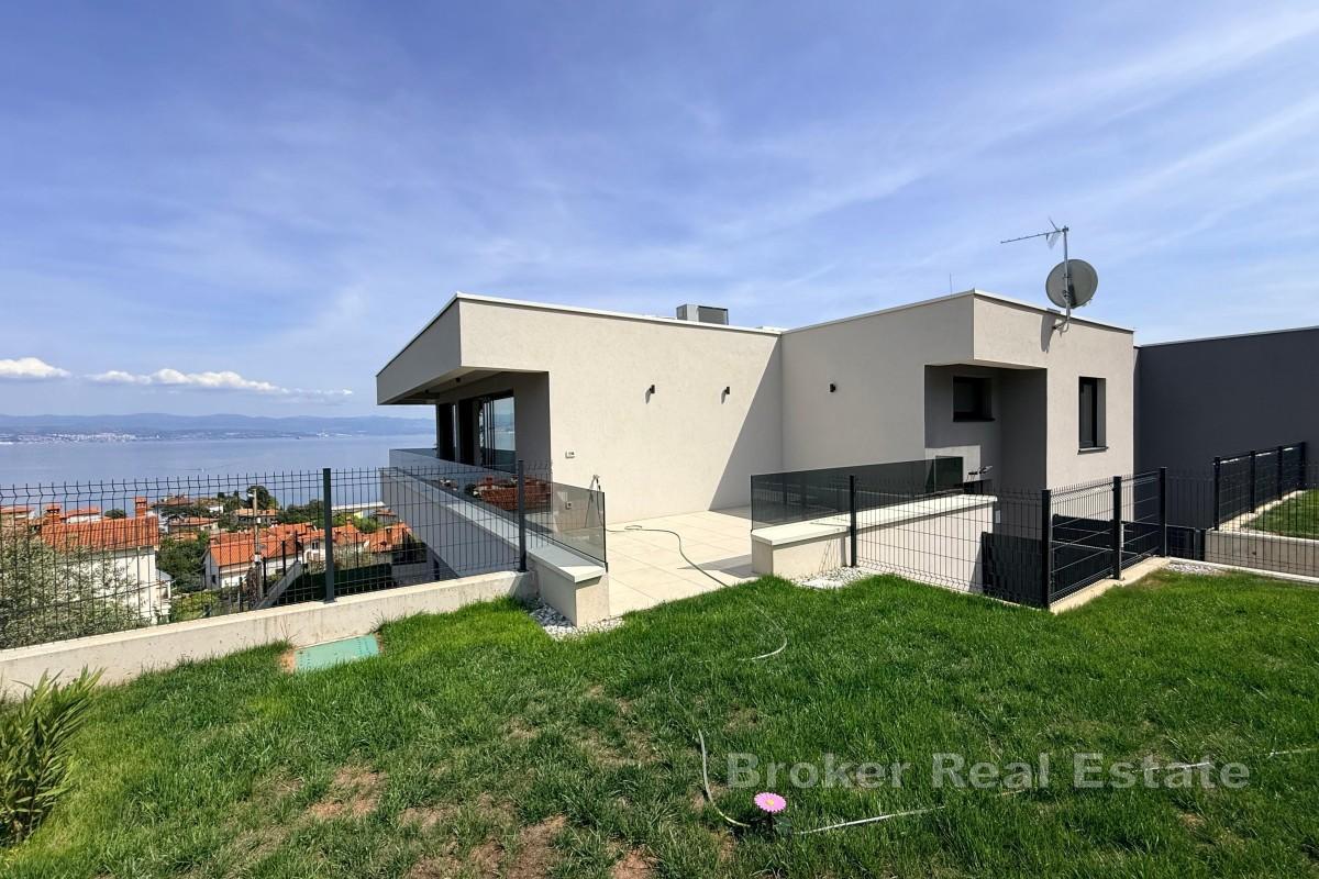 Penthouse s panoramatickým výhledem na Kvarner