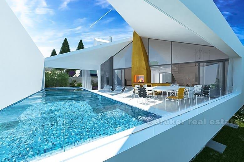 Villa con vista mare