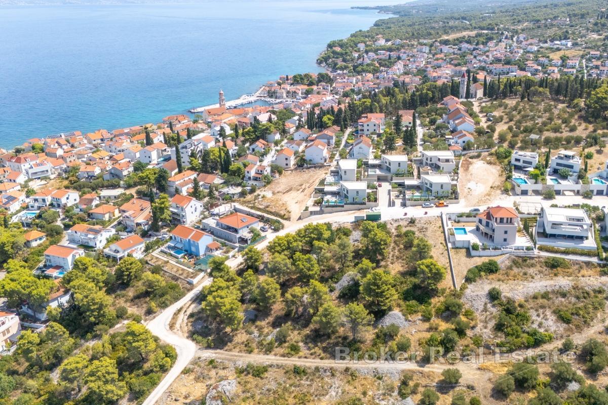 Byggtomt med havsutsikt - på ön Brač