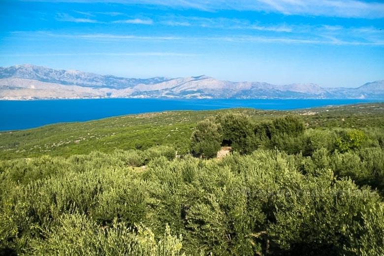 Hus / Villa på øya Brac, med havutsikt, for salg