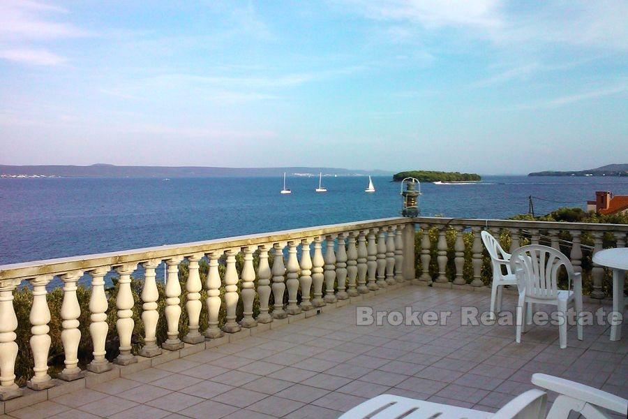 House in the second row from the sea
