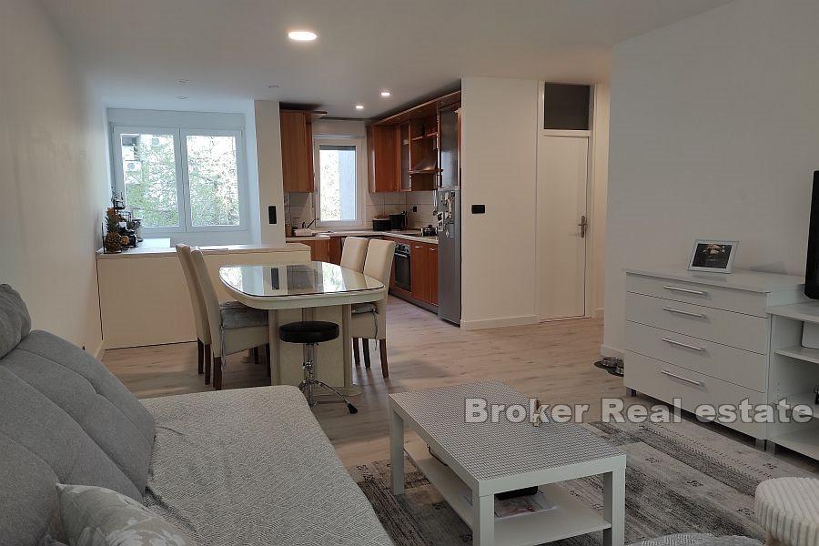 Three bedroom apartment divided into two units