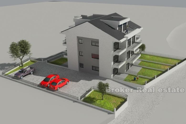 Appartements en construction sur l'île de Pasman, front de mer avec une belle vue, à vendre