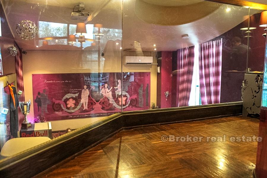Business space on two floors