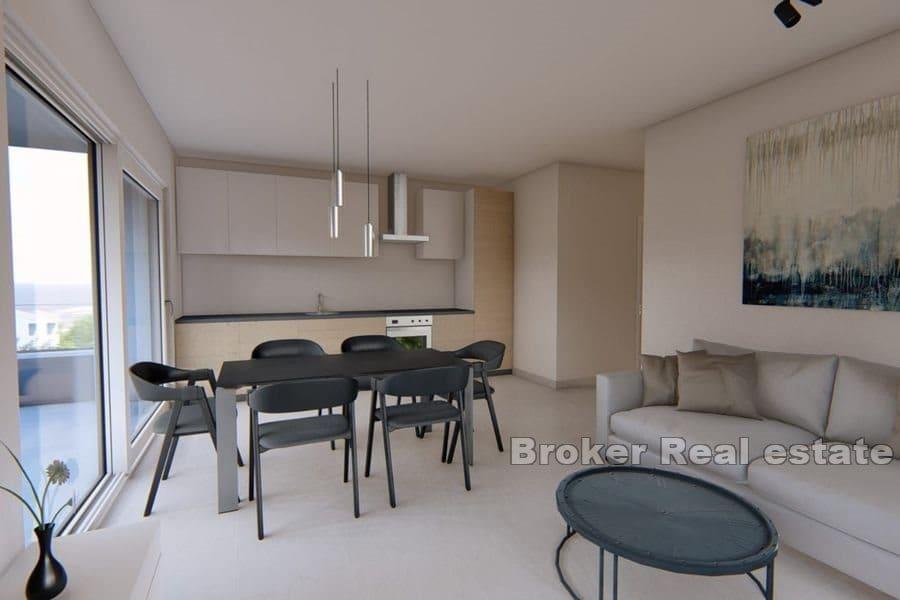 Nově postavené apartmány s výhledem