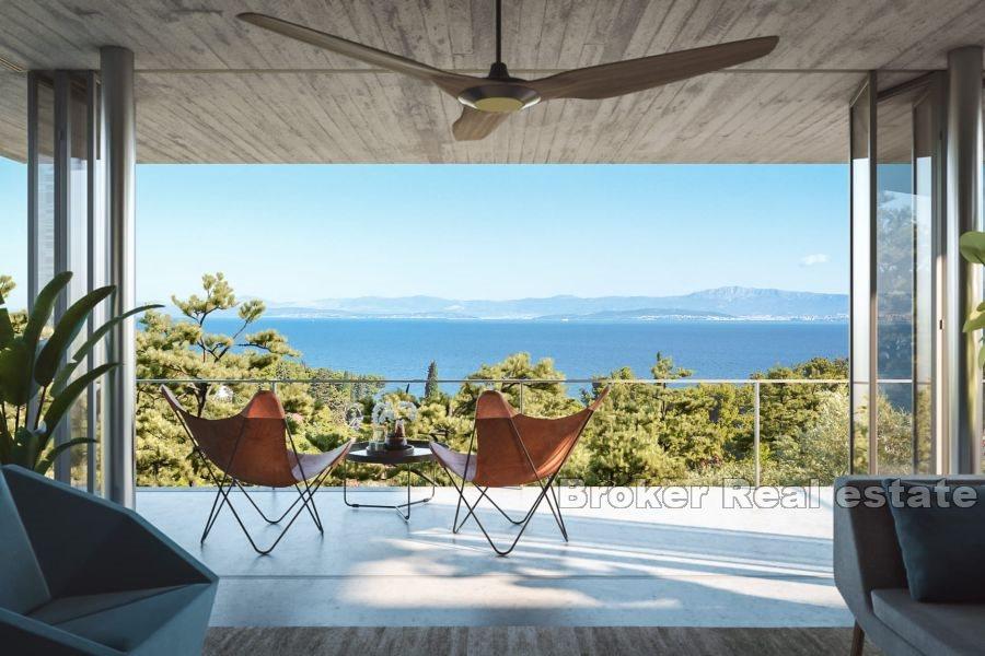 Terreno con vista aperta e progetto per una villa