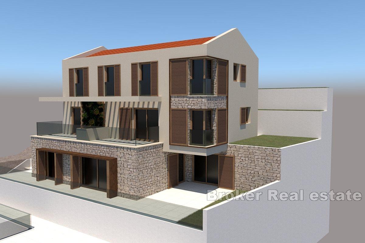 Terrain attrayant proche de la mer avec un projet