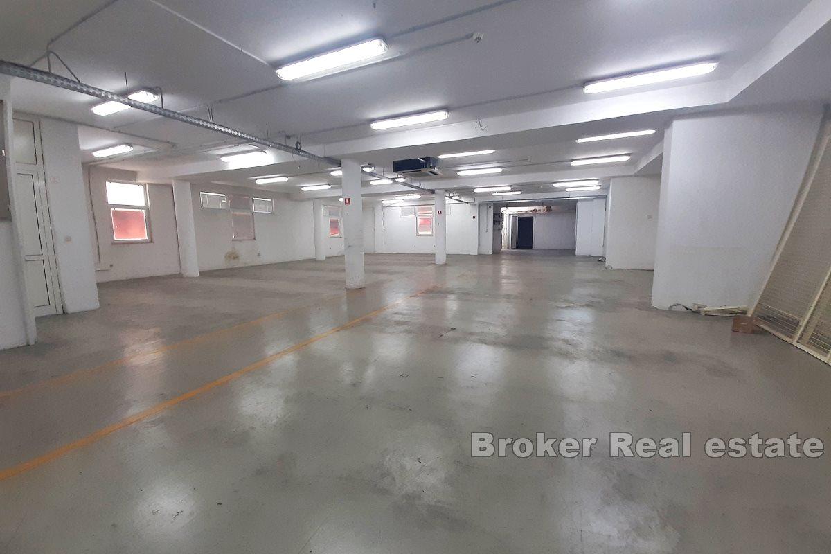 Production - storage office space on 4 floors