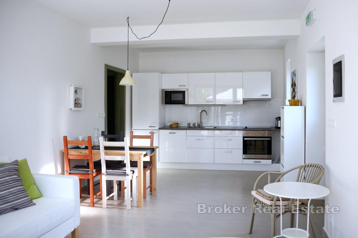 Ein-Zimmer-Wohnung im Erdgeschoss mit Garten