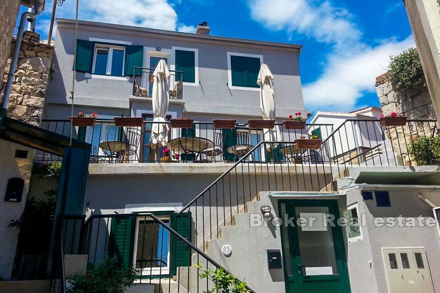 Renovert hus i den gamle delen av Split