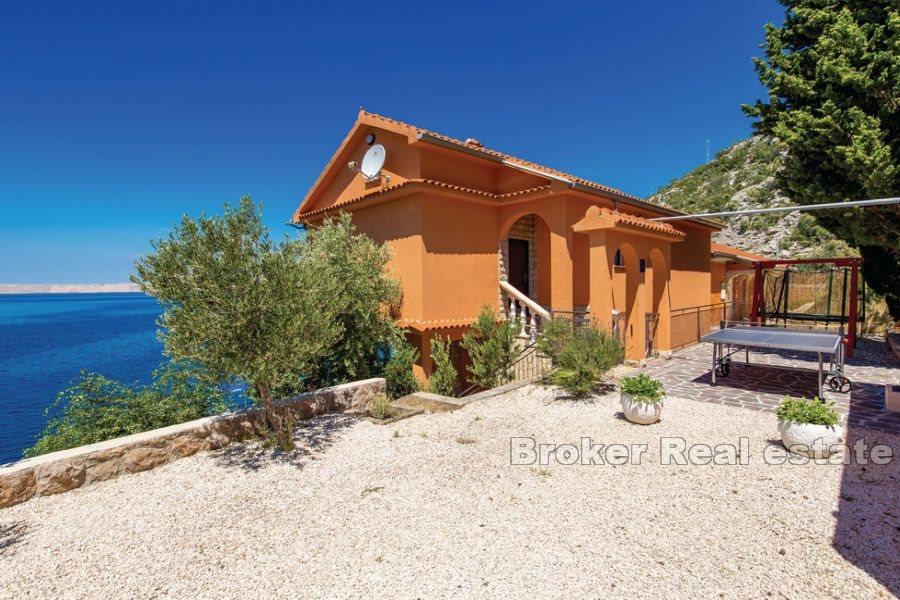 Haus am Strand mit einzigartigem Blick auf das Meer