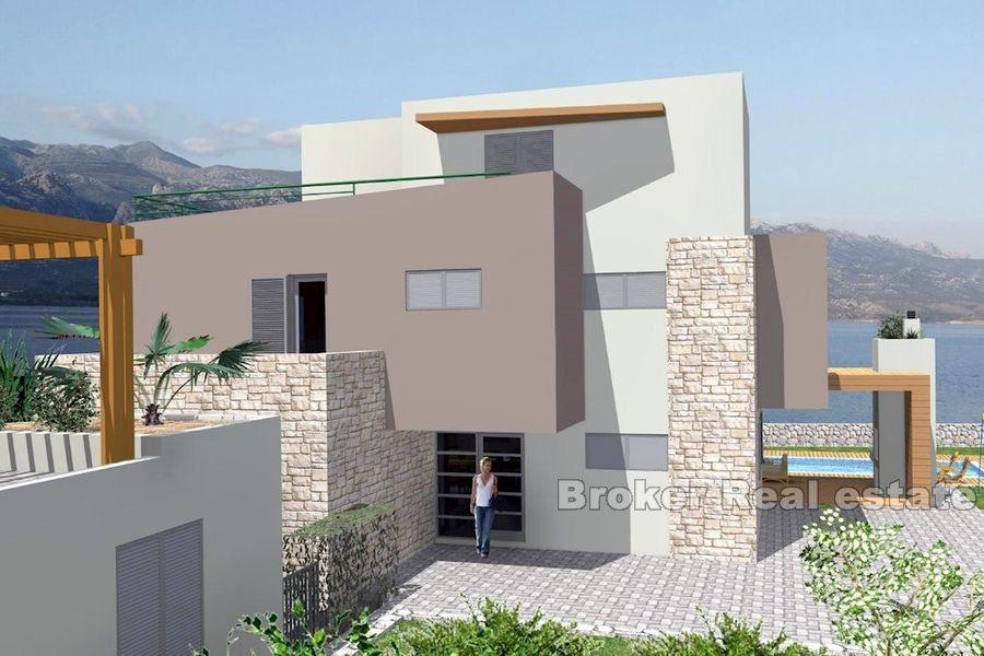 Building land with open sea view