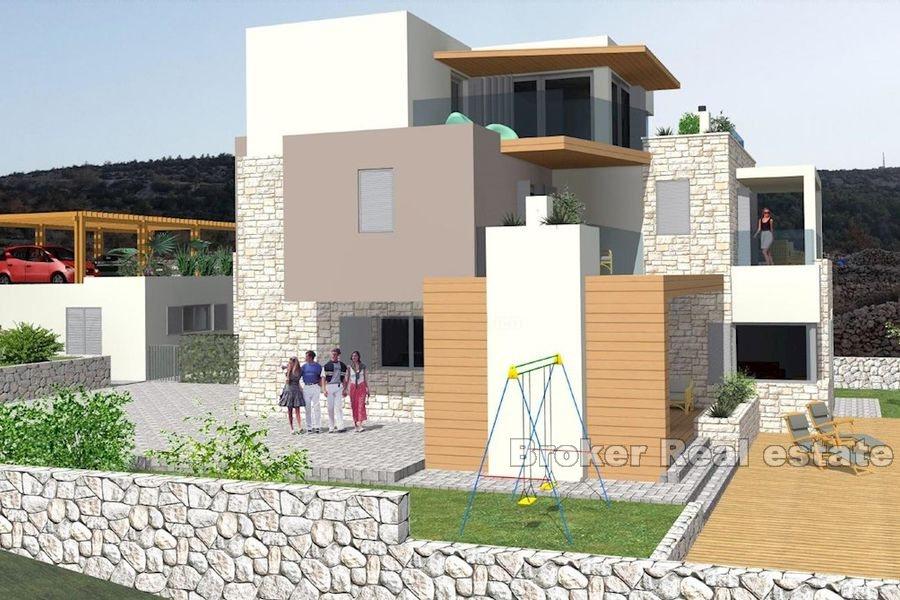 Building land with open sea view