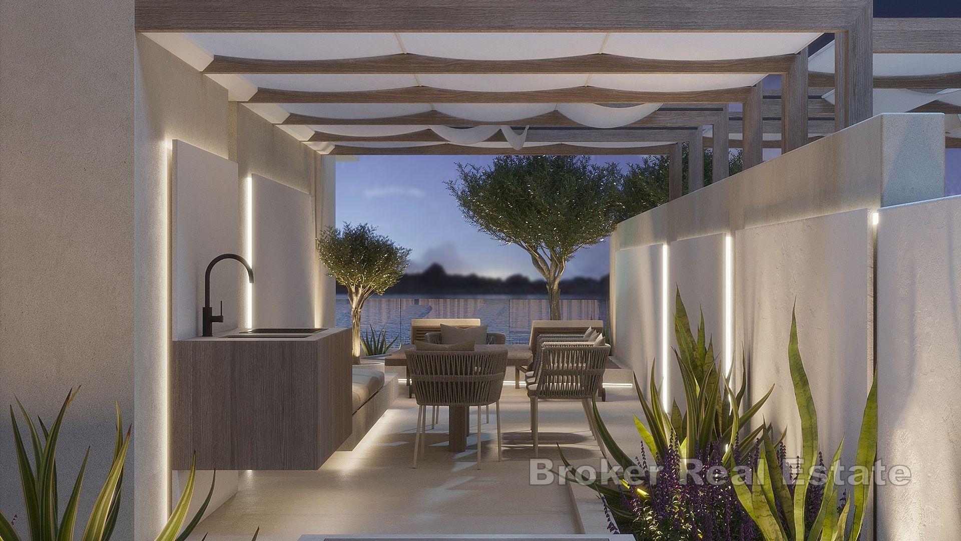 Villa en bord de mer et de plage