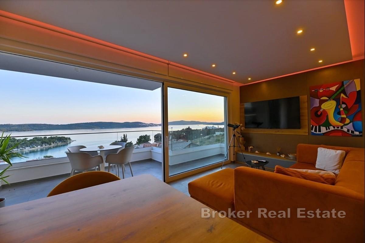 Penthouse s panoramatickým výhledem na moře