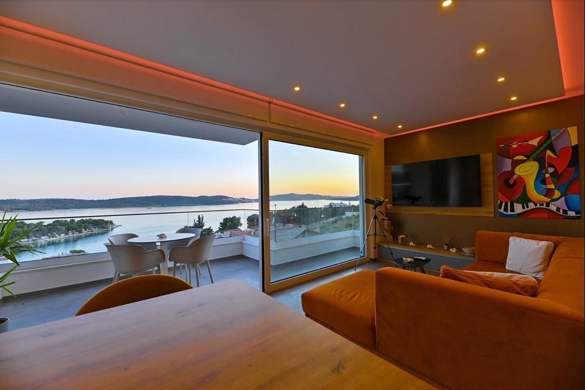 Penthouse s panoramatickým výhledem na moře