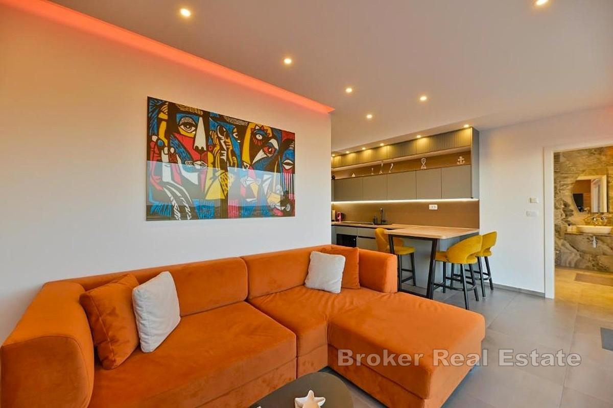 Penthouse s panoramatickým výhledem na moře
