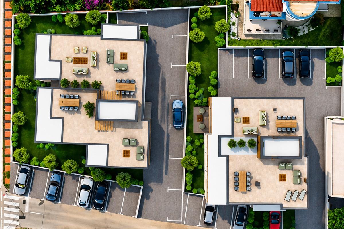 Neue Wohnung mit Dachterrasse