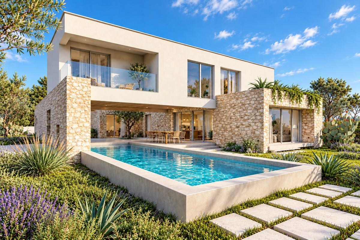 Villa de luxe moderne avec piscine