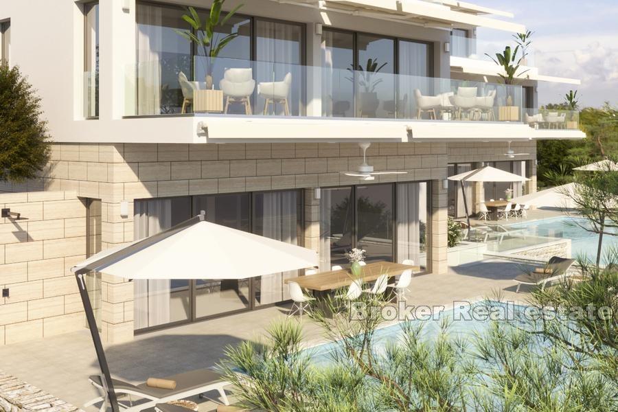 Moderne Villa mit Meerblick