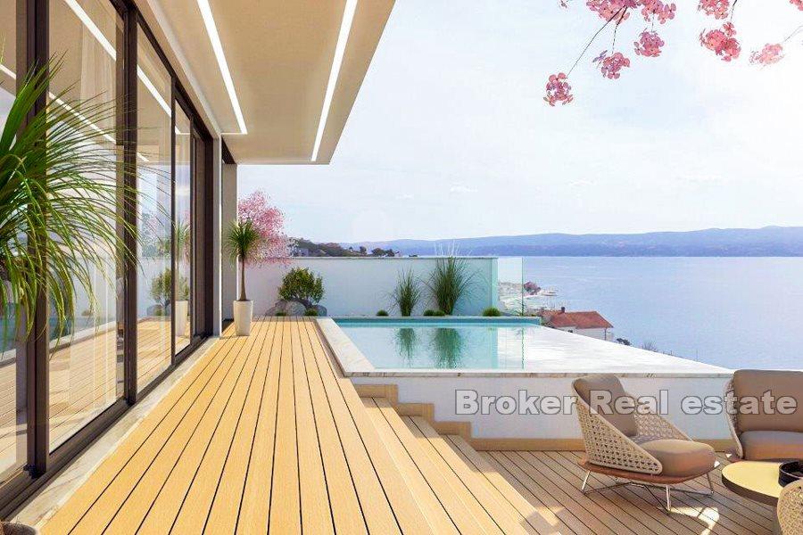 Villa with sea view, under construction
