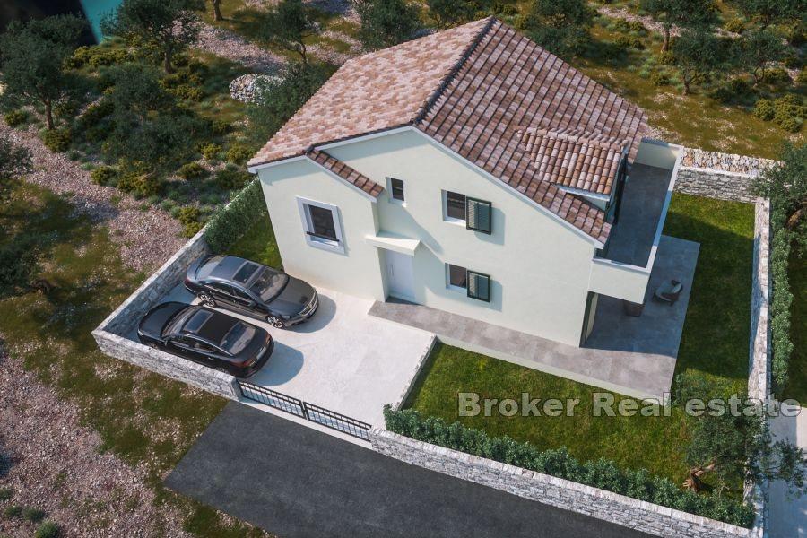Detached house under construction
