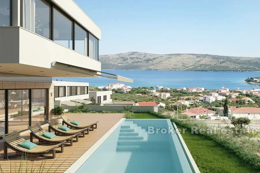 Villa con vista mare