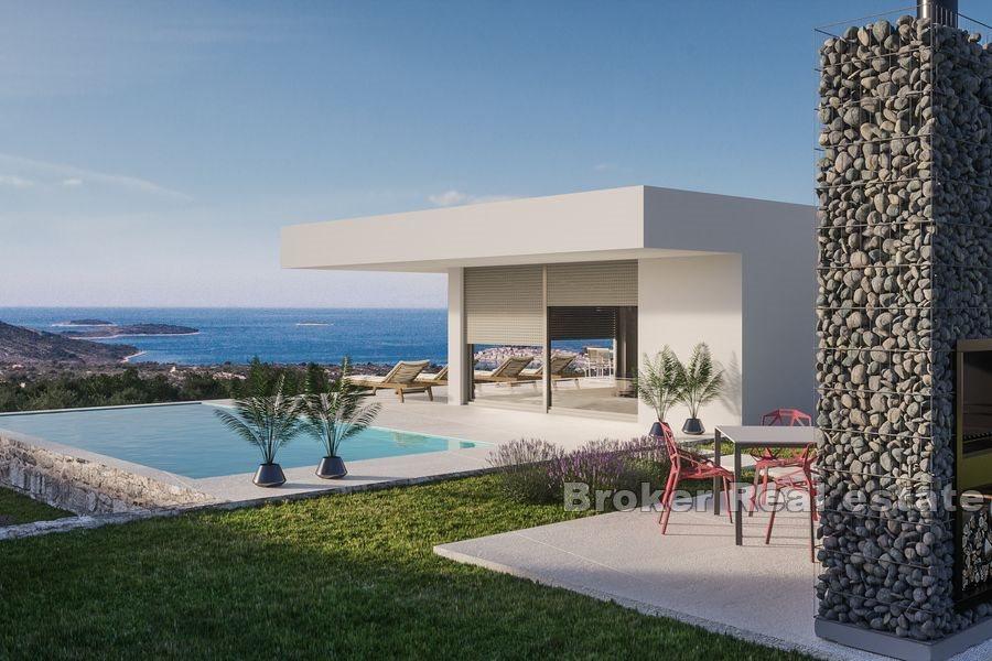 Villa mit Pool und Meerblick