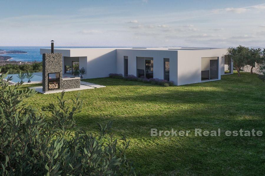 Villa mit Pool und Meerblick