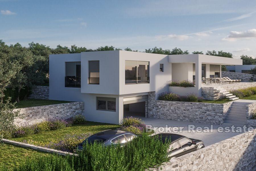 Villa mit Pool und Meerblick