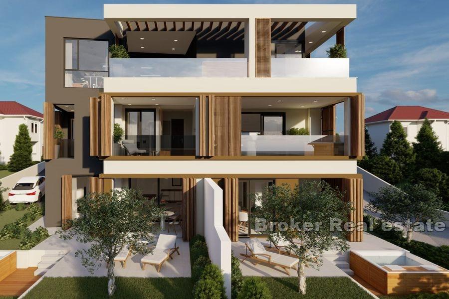 Nově postavené apartmány s výhledem na moře