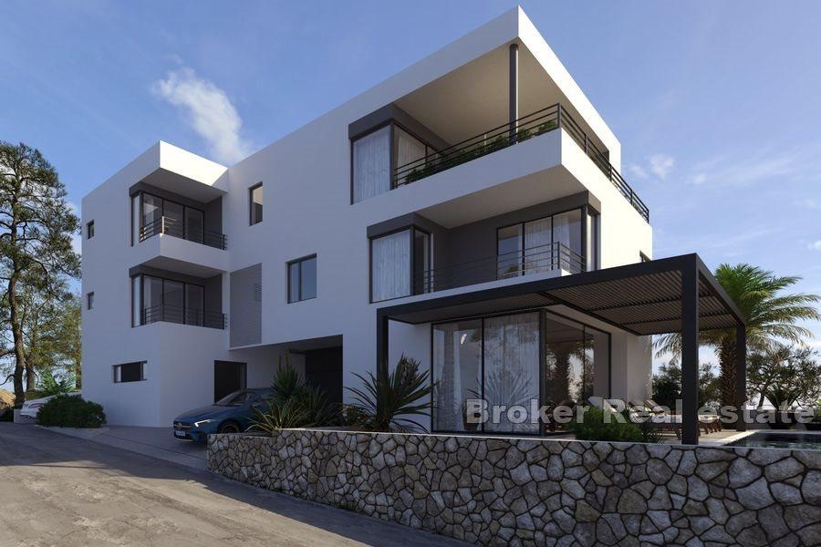 Moderní apartmán ve druhé řadě k moři