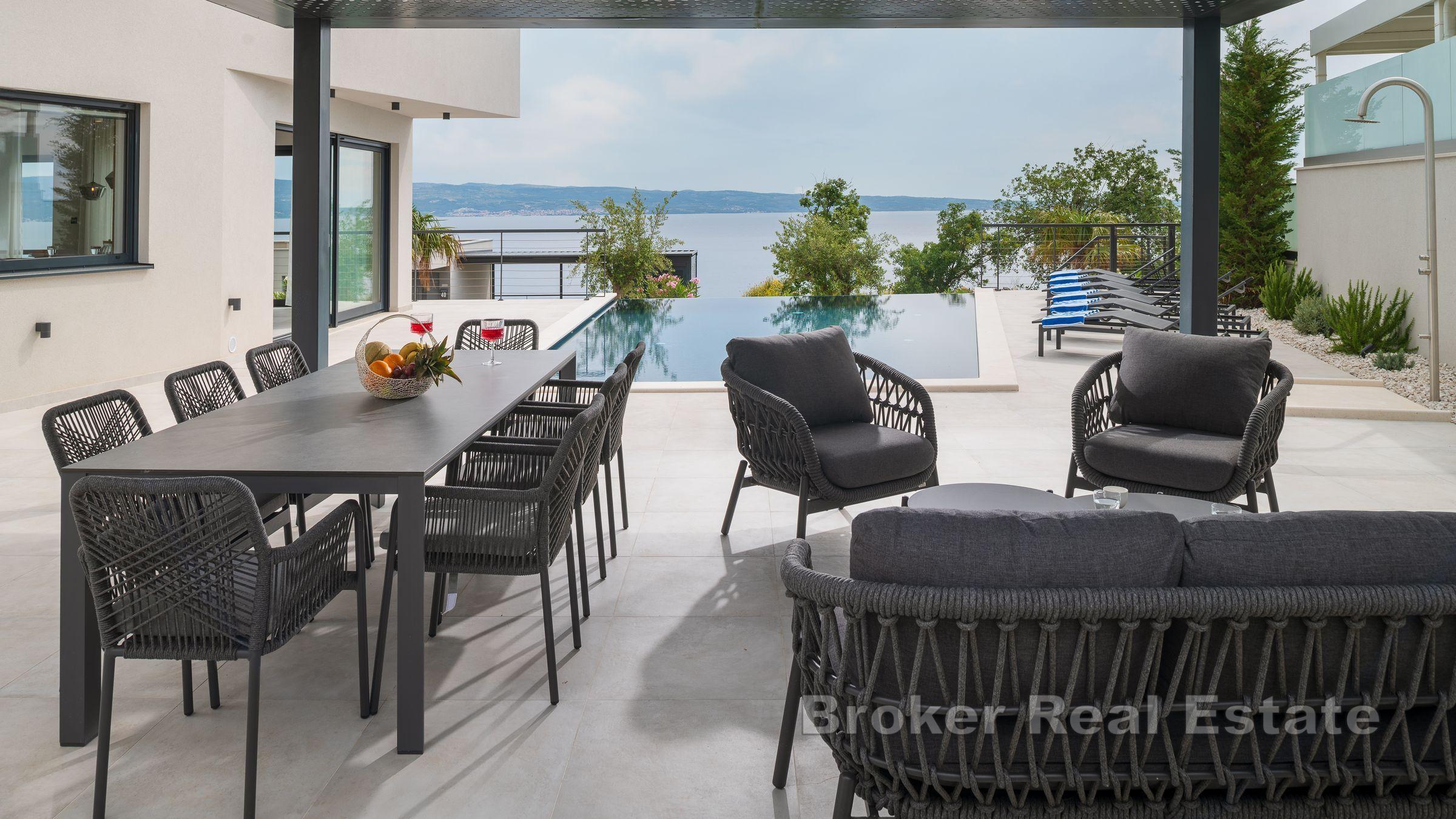 Vacker villa med pool