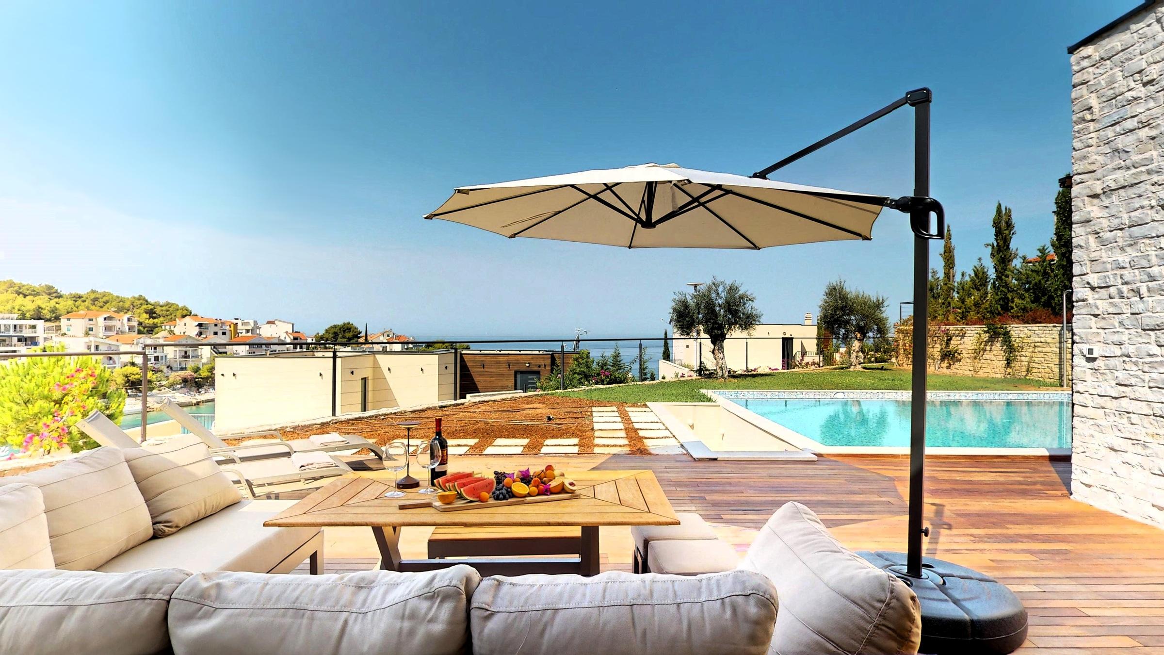 Attraktive Villa mit Meerblick