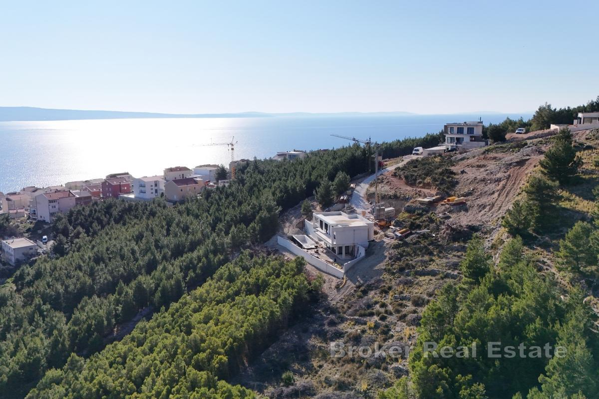 Villa im Bau mit Meerblick