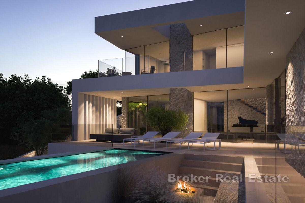 Terreno edificabile con progetto per la realizzazione di una villa con vista mare