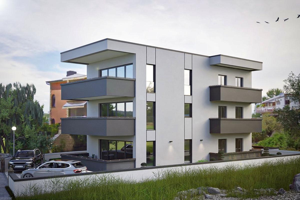 Treromsleilighet med hage