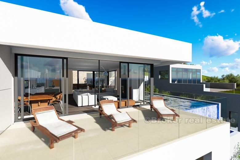 Casa / Villa con piscina e vista mare