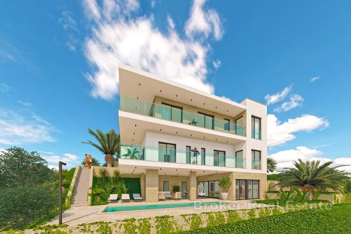Terreno edificabile con progetto e vista panoramica sul mare