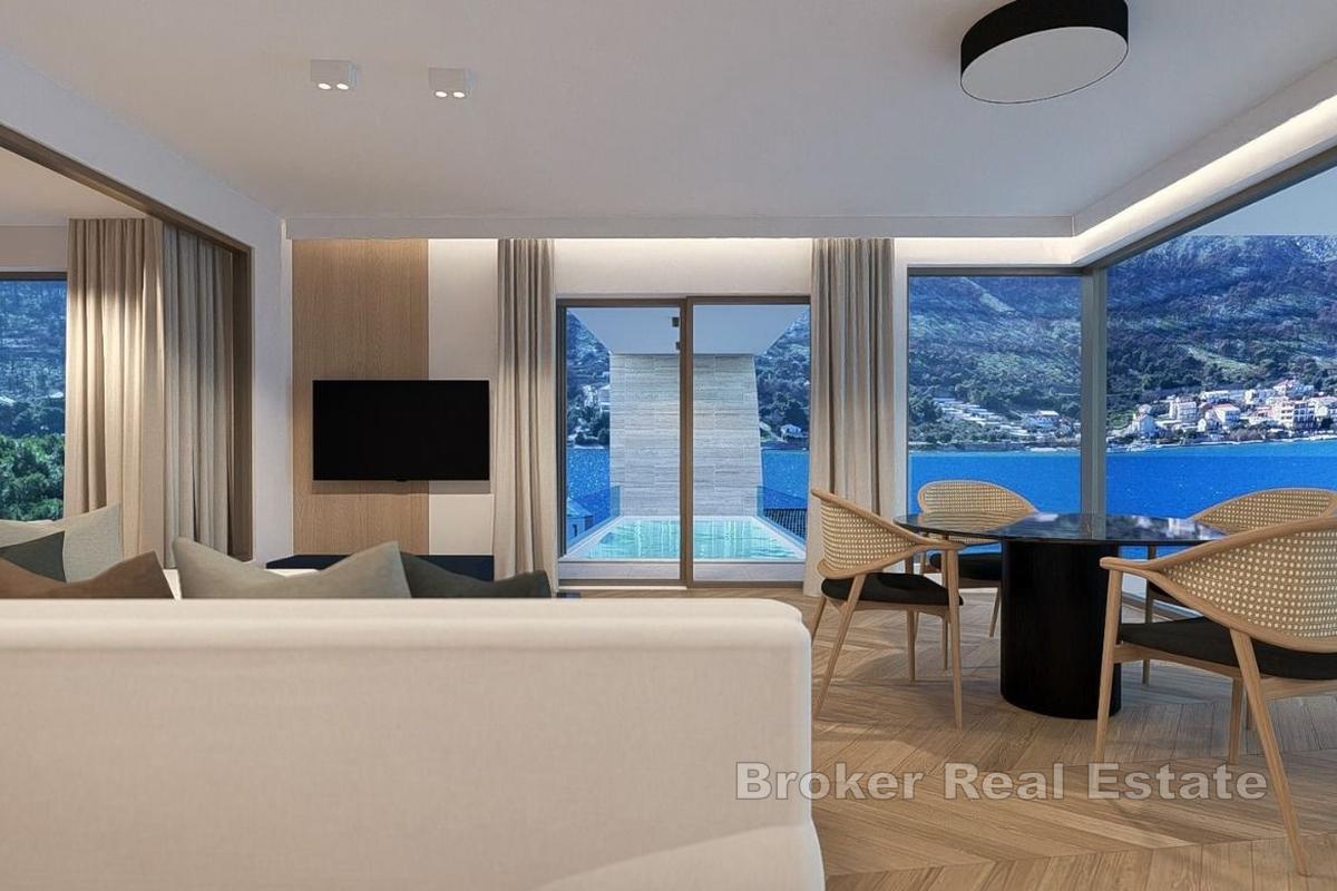 Apartment mit Pool und Meerblick