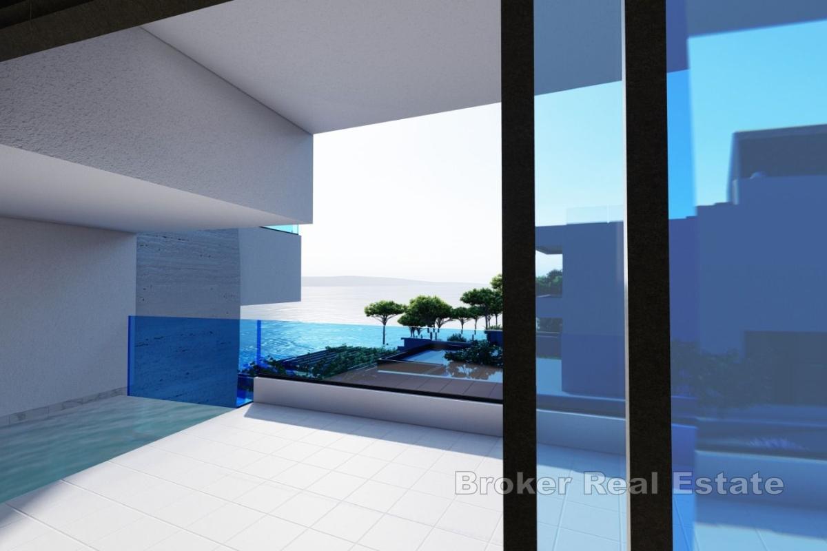 Apartment mit Pool und Meerblick