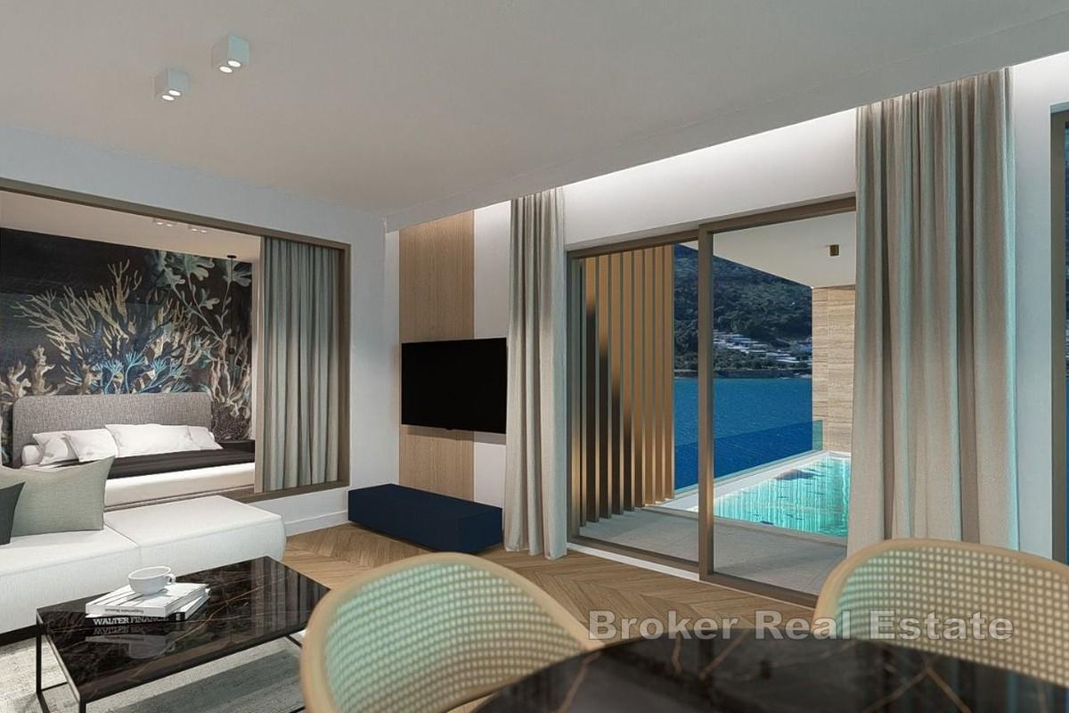 Appartamento di lusso con piscina e vista mare