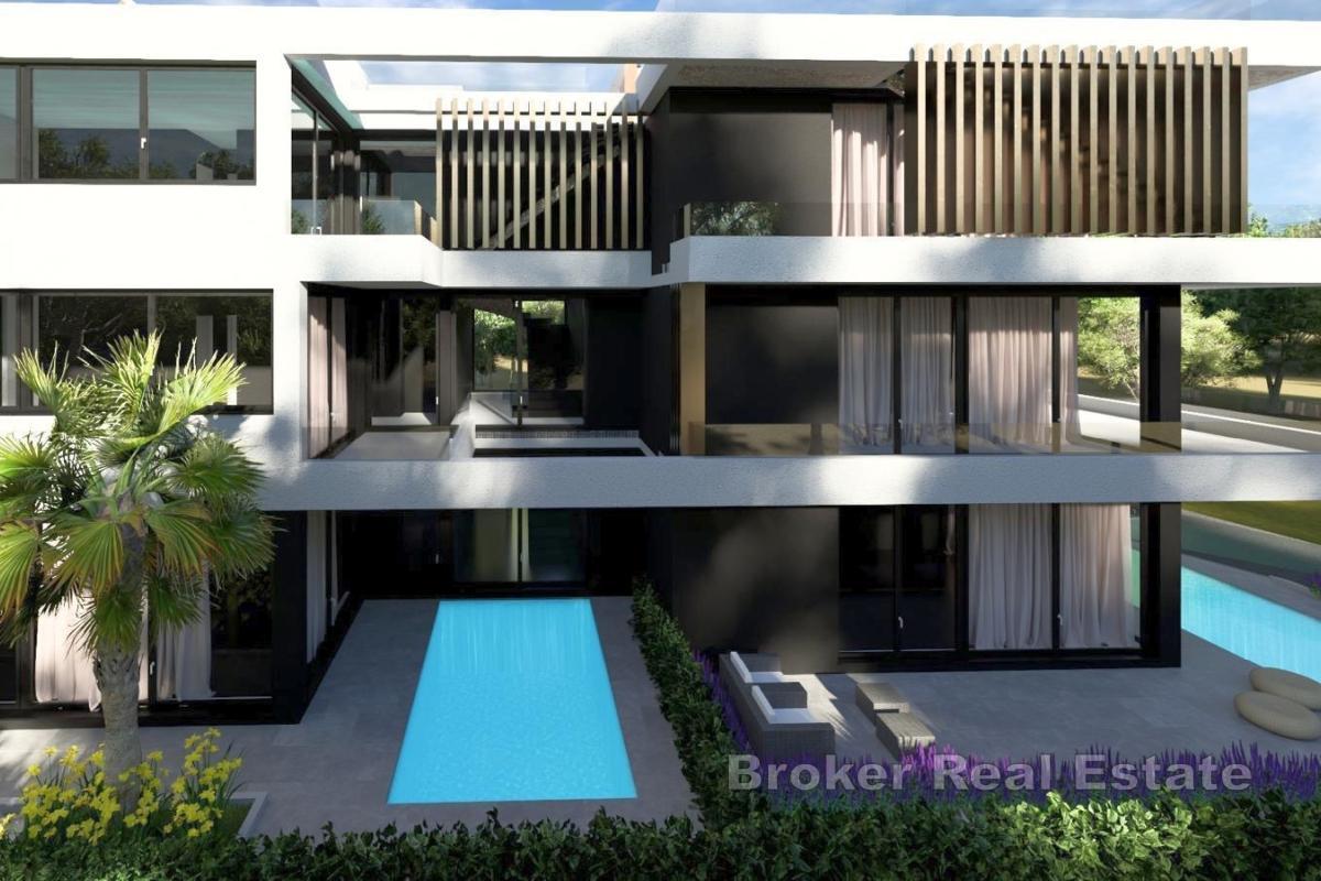 Moderne Wohnung mit Pool im ersten Stock